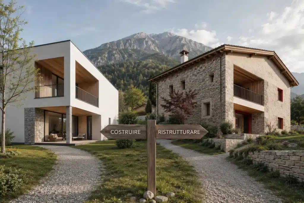 Comprare un terreno o ristrutturare: due soluzioni a confronto